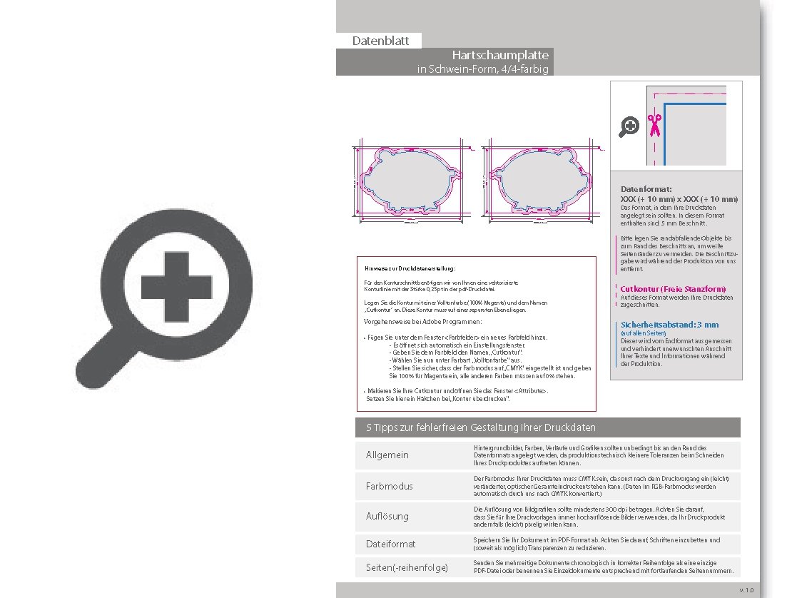 Product Bild hartschaumplatte_in_schwein-form_konturgefr__st___beidseitig_4_4-farbig_bedruckt